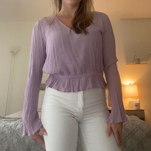 Purple blouse